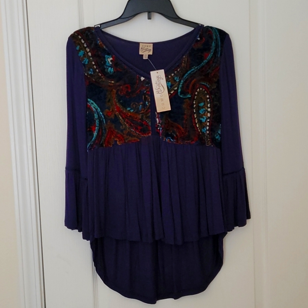 Navy Blue Top